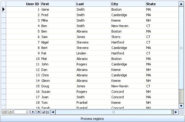Recording Grid Data Records and Grids